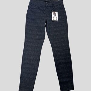 Liverpool Leggings‎ Charcoal Print Madonna Stretch Knit Ankle Skinny Size 4/27
